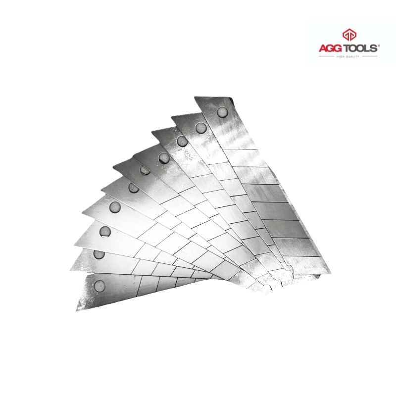 NAVAJA REPUESTO CUTTER 18MM JUGO 10PZAS